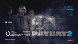 Payday 2 Anonymous Mask (Infamous Item) Xbox 360