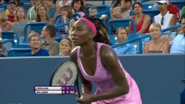 Venus Williams batte Cepelova - Cincinnati, 1° turno
