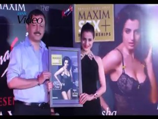 Ameesha in a transparent dress