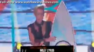 Miley Cyrus Acceptance speech Teen Choice Awards 2013