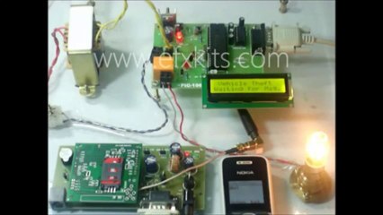 Vehicle Theft Intimation to the Owner over SMS to Stop the Engine Remotely
