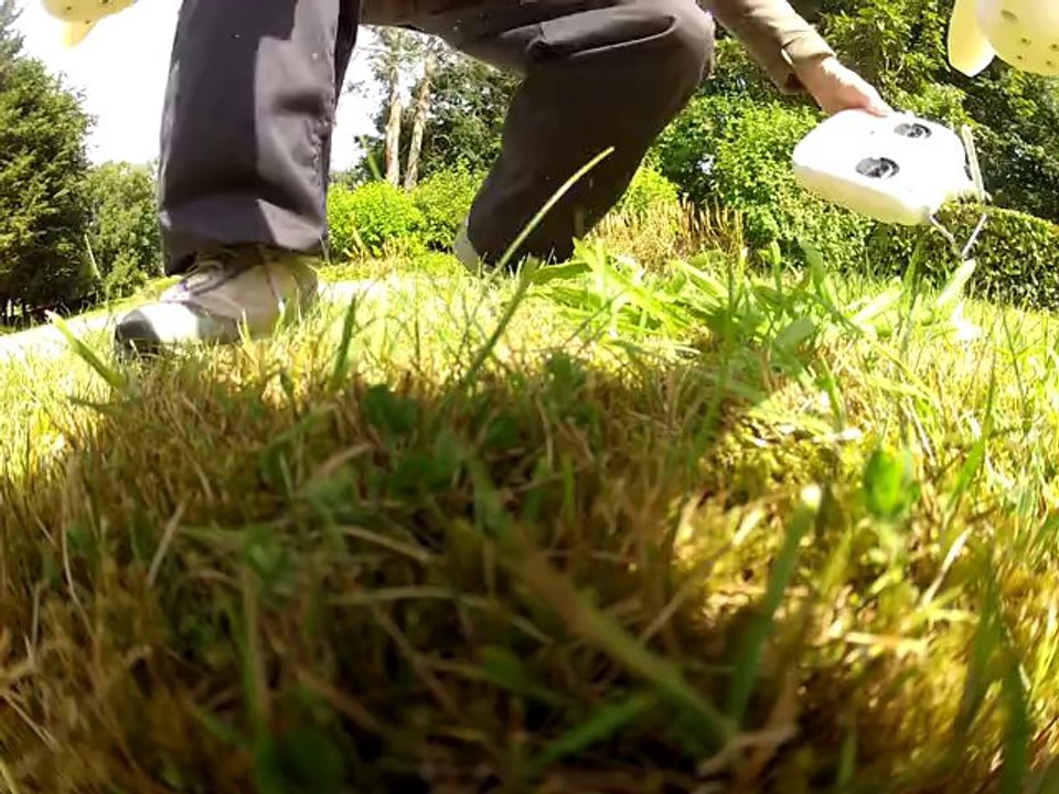 "Roc'h Gwen", la maison d' Alice vue du ciel.