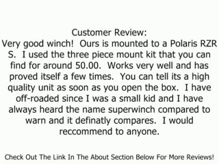 Superwinch 1125220 Terra 25 2500lb Winch with Roller Fairlead and More Review