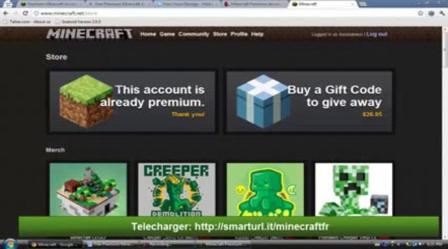 ▶ Generateur de Minecraft Compte Premium - Gratuit Minecraft Compte Premium 2013 Août