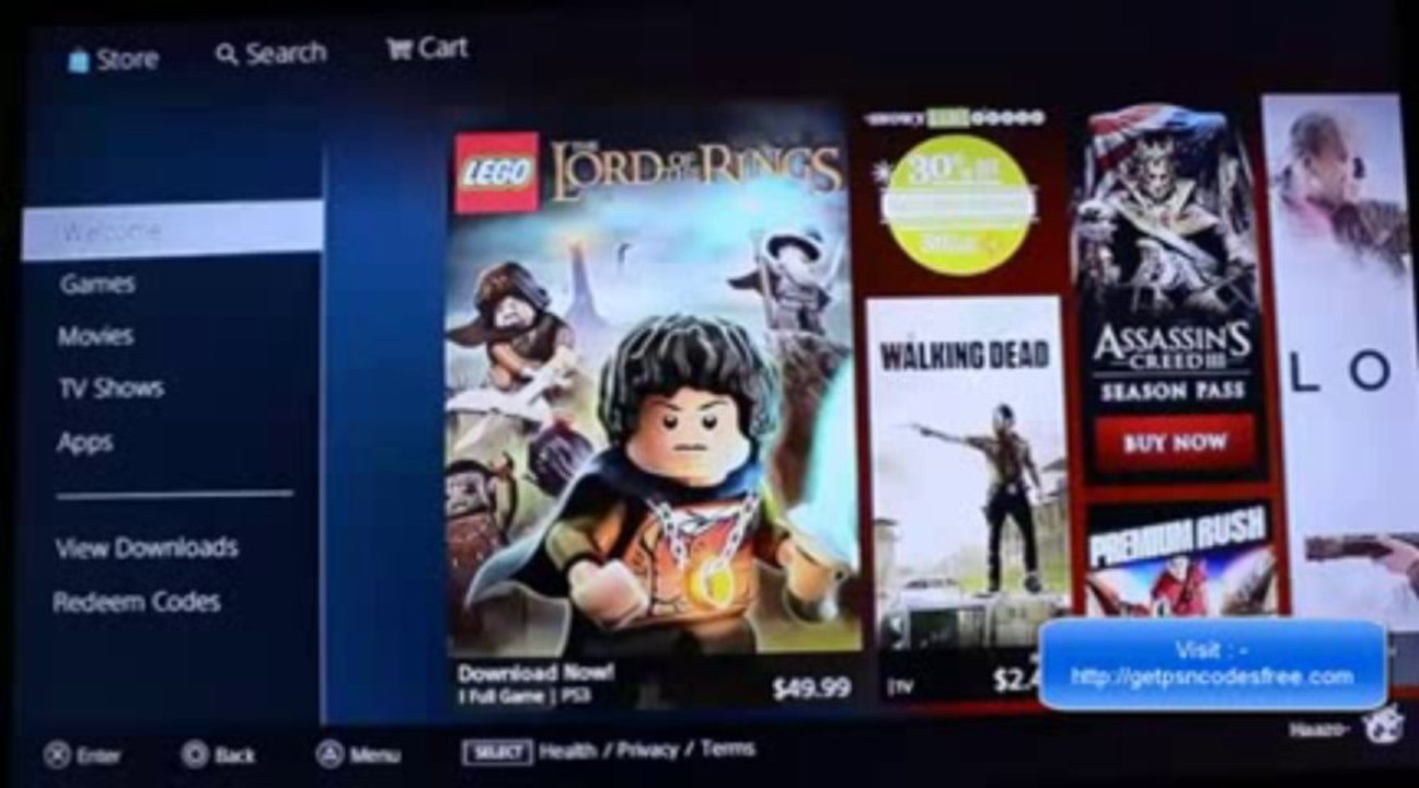 psn code gratuit comment obtenir aout 2013 FR]