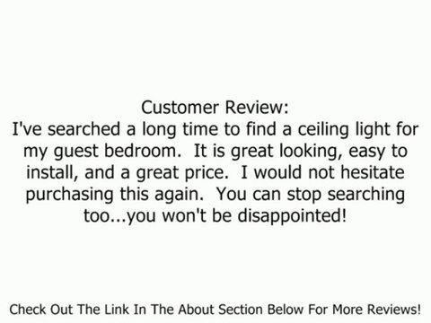 Capital Lighting 3874PN-496 Semi-Flush Mount with Frosted Glass Diffusers Shades, Polished Nickel Finish Review