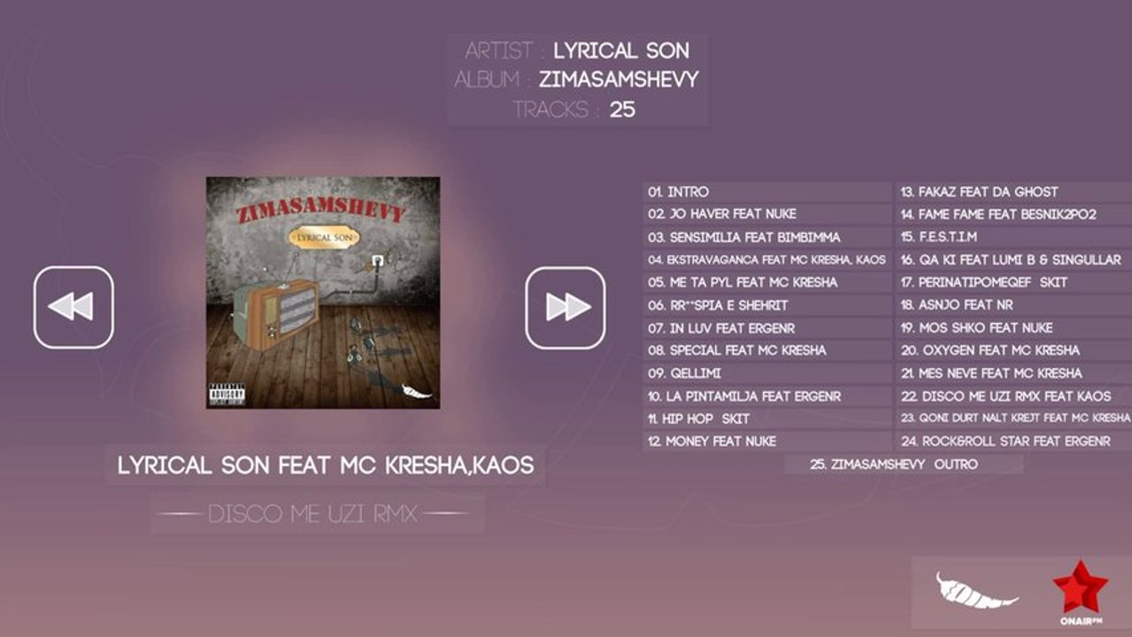 Lyrical Son - Disco Me Uzi RMX Feat. MC Kresha , KAOS (Official Audio)