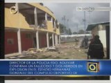 Dir. de Policía del estado Bolívar informó que la explosión  podría haber sido ocasionada por una fuga de gas