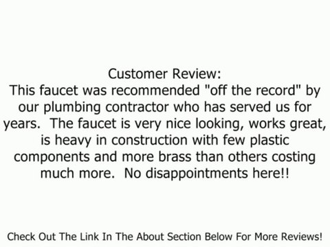 Danze D409010SS Prince Single Handle Kitchen Faucet with Side Spray, Stainless Steel Review