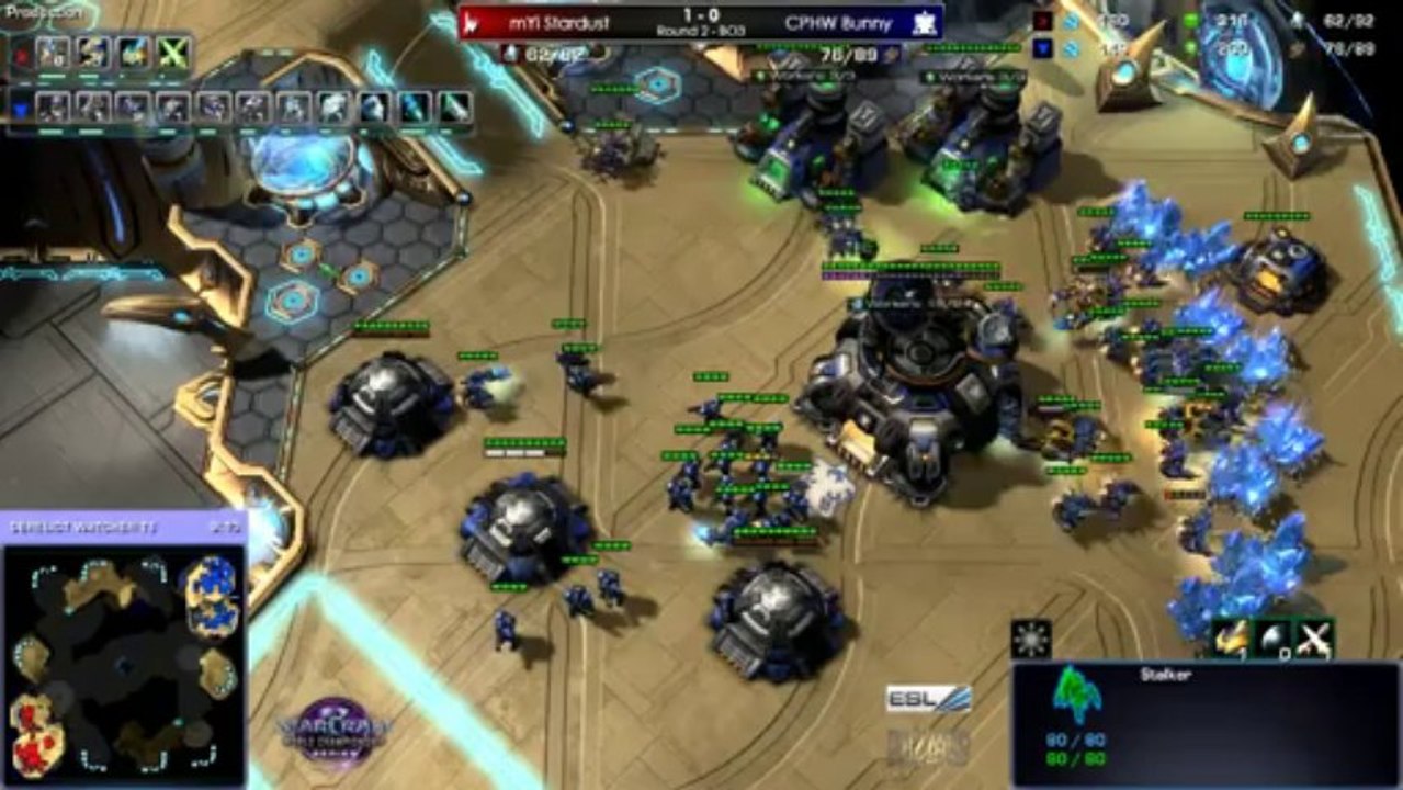 Stardust vs Bunny - Game 2 - WCS Starcraft 2