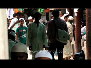 At the Dargah Sharif of Hazarat Khawaja Nizamuddin Auliya