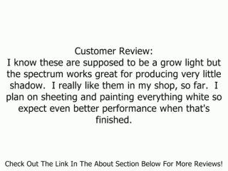 Hydrofarm FLT46 4-Feet/6-Tube T5 Commercial Fixture with Bulbs Review