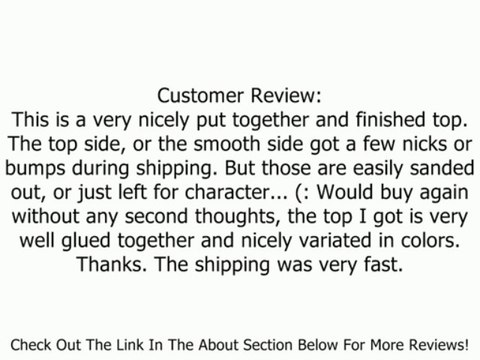 RELIUS SOLUTIONS 13/4 Thick Butcher Block Maple Tops by JOHN BOOS Review