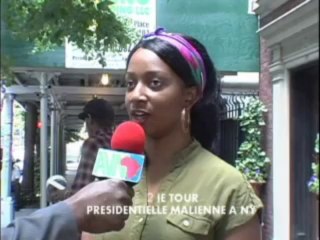 2ieme tour presidentielles Maliennes A NY
