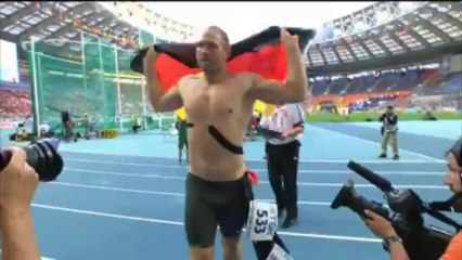 WM: Unaufhaltbarer Diskus-Koloss: Erneut Gold für Harting!