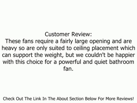 Panasonic FV-11VK3 WhisperGreen 110 CFM Ceiling Mounted Ventilation Fan with DC Motor Review