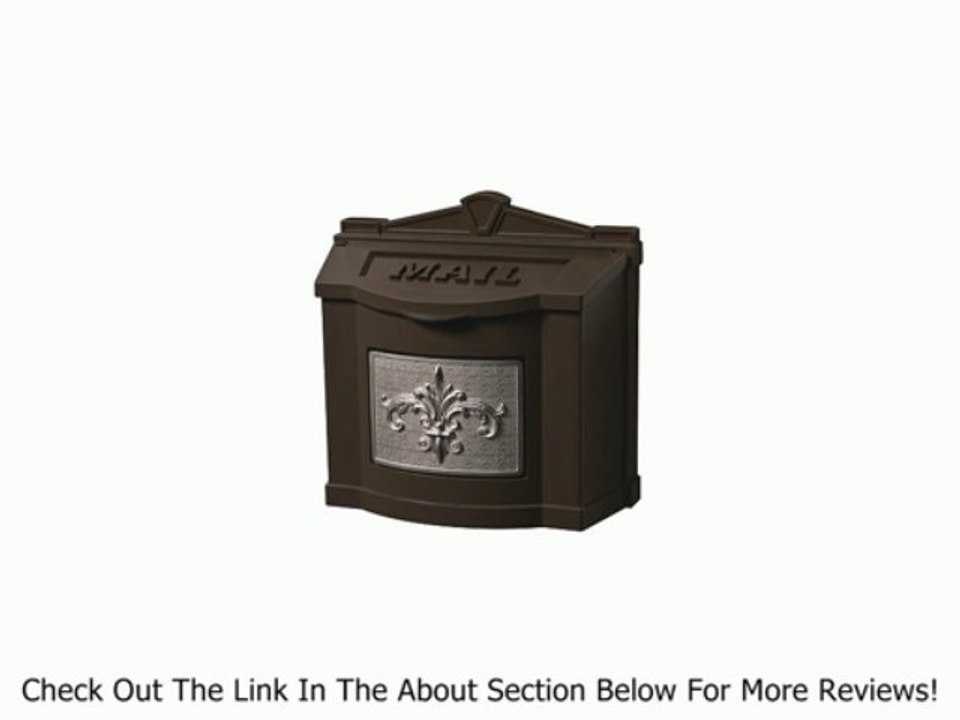 Gaines Fleur De Lis WallMount Mailbox Bronze/Antique Bronze Review