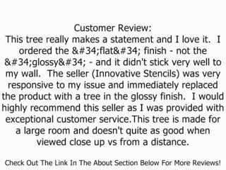 Blowing Tree Cherry Blossom Nursery Wall Decal Wind #1181 (96" High x 160" Wide) Review