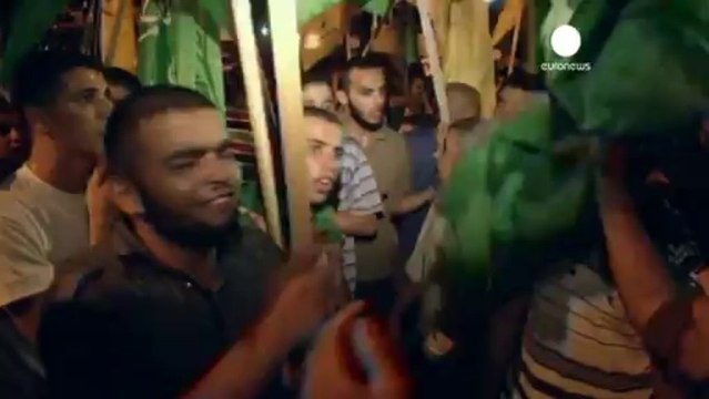 Celebrations as freed Palestinian prisoners are welcomed...