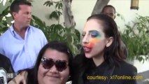 Lady Gaga Wears 'Applause' Makeup