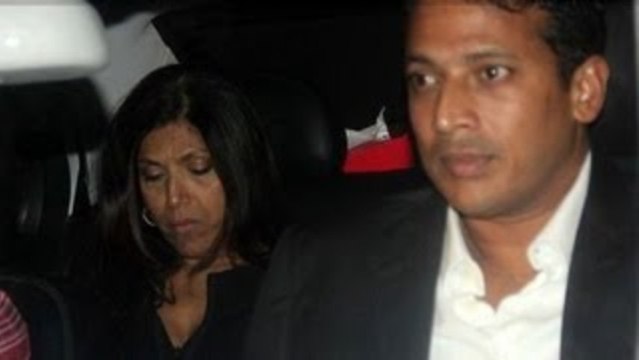 Lara Dutta & Mahesh Bhupathi @ Shahrukh Khan's Eid Party !