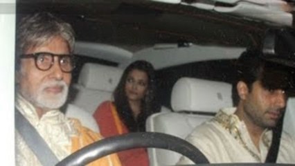 Amitabh, Abhishek, Aishwarya Rai Bachchan @ Shahrukh Khan's Eid Party !