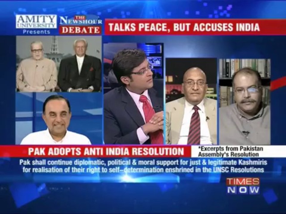 The Newshour  Debate: Pakistan adopts anti India resolution - Part 1