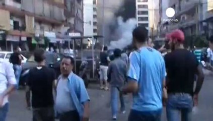 Huge deadly car bomb in Beirut, Lebanon