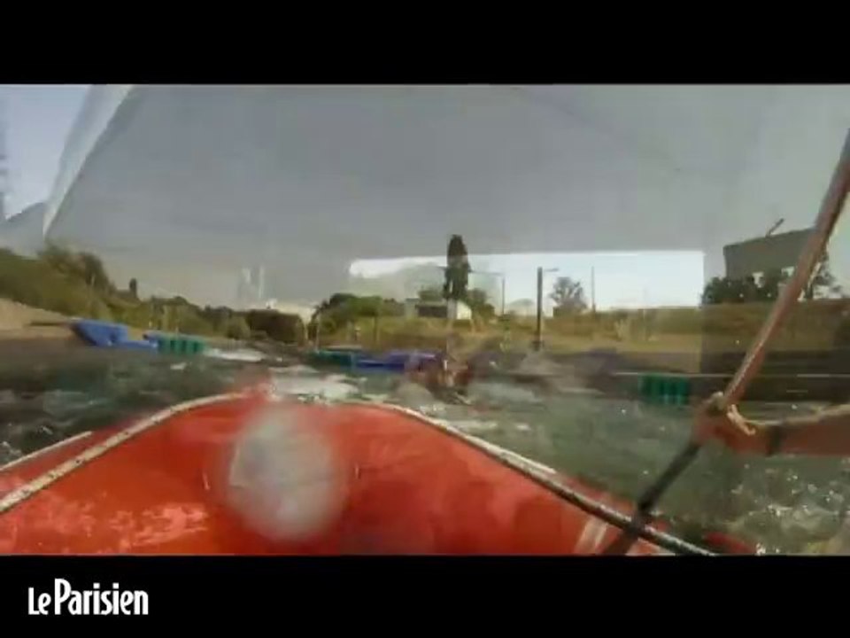 "On a testé pour vous" : le rafting à la base de loisirs de Cergy-Pontoise