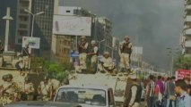 Egypte : un des hauts lieux de la contestation des islamistes évacué