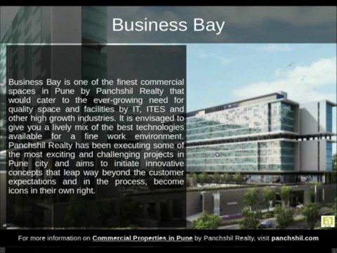 Commercial Properties in Pune by Real Estate Developers like Panchshil Realty