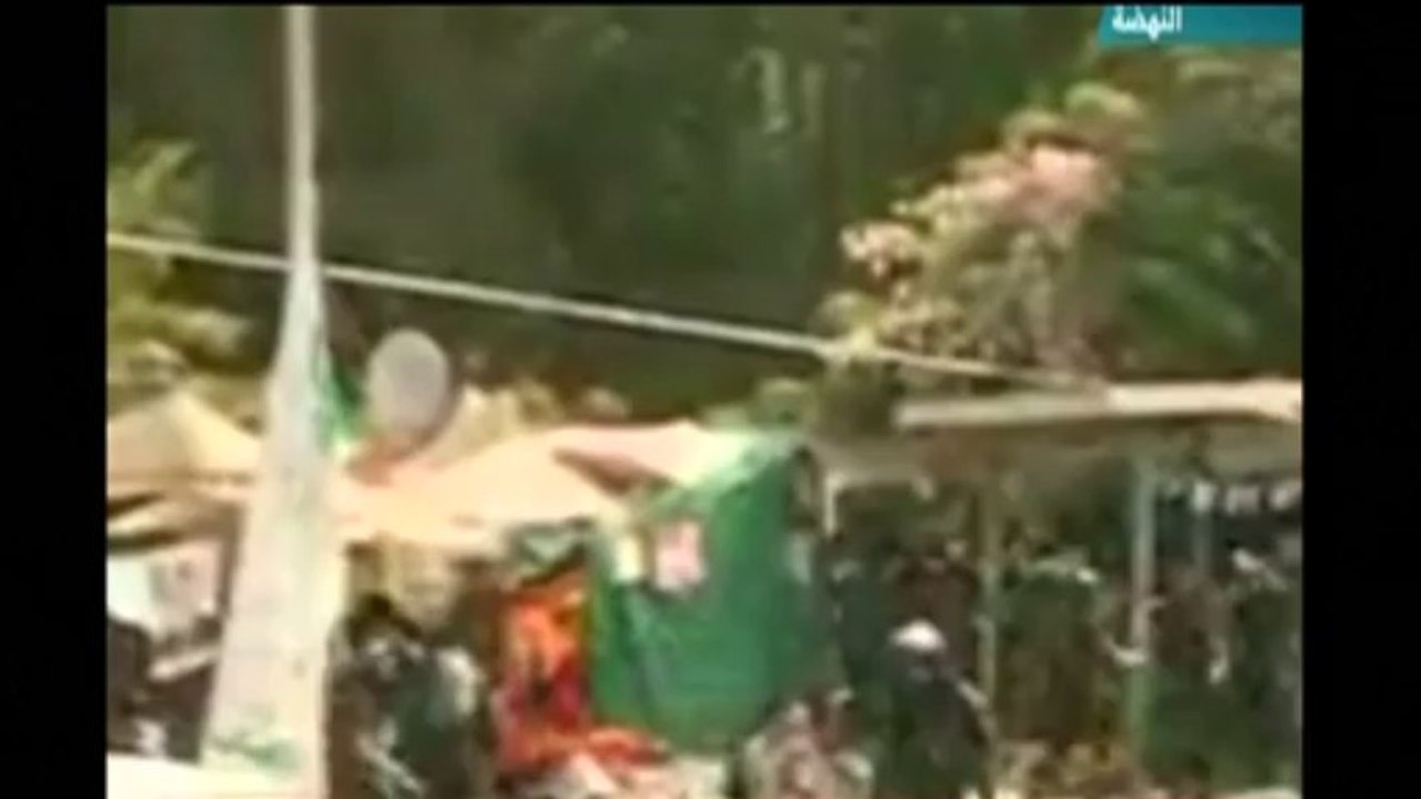 Destruction du camp place Nahda