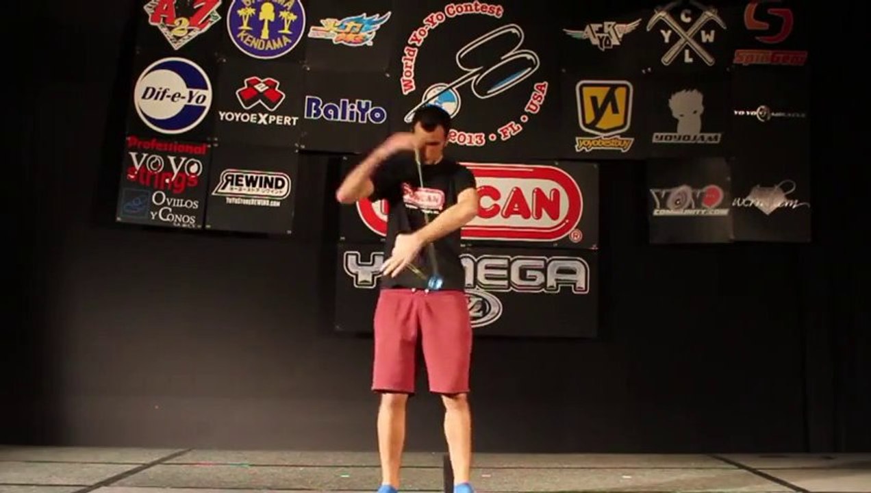 Impressive yo-yo tricks!! 2013 World Yo-Yo Contest Champion - Janos Karancz!!