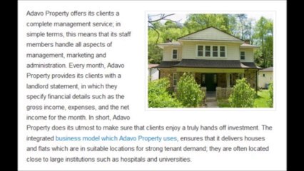 Adavo Property an investors choice