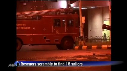 Indian submarine explodes with sailors on board