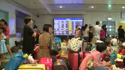 Hong Kong battens down for Severe Typhoon Utor