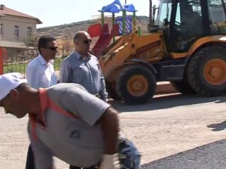 BAŞAKPINAR'DA ASFALT ÇALIŞMASI