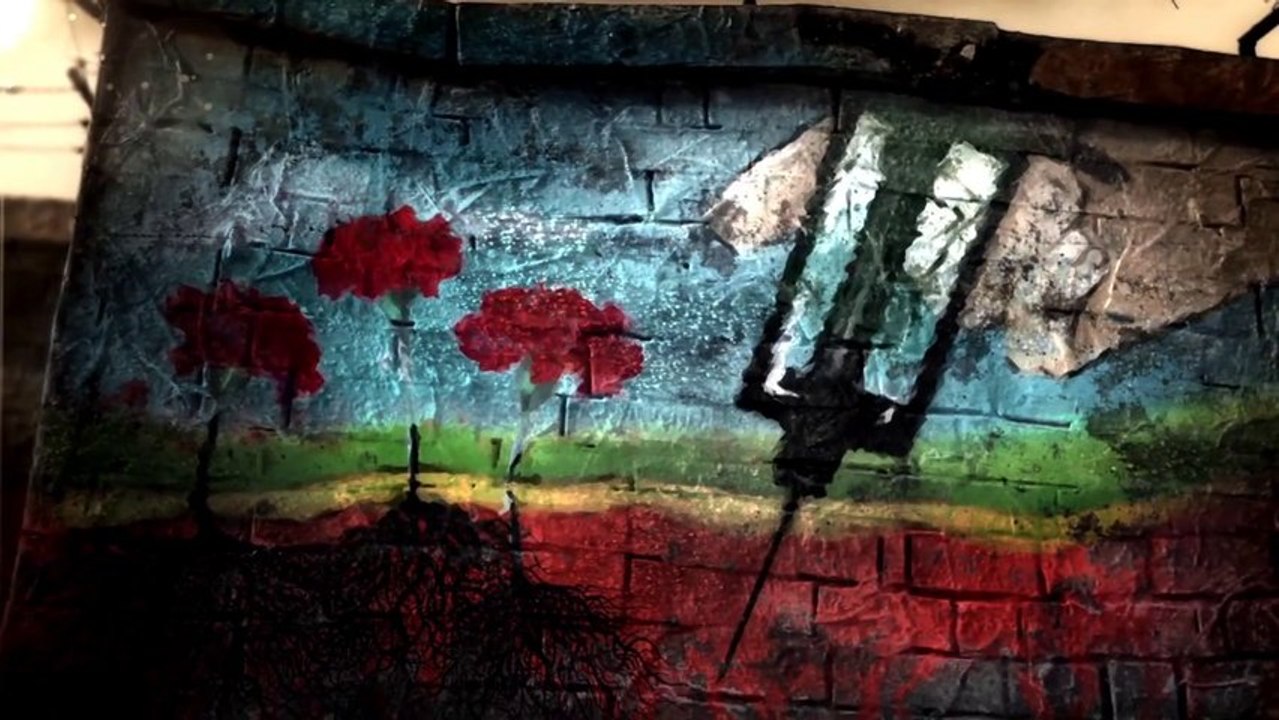 'THE LEAGUE OF ARAB ZOMBIES PAID BY US AND ISRAEL' [Patrick Willis © Daniel Mabsout]