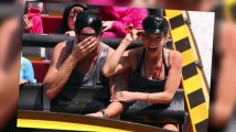 Sarah Harding Gets Soaked With Boyfriend Mark Foster at Universal Studios