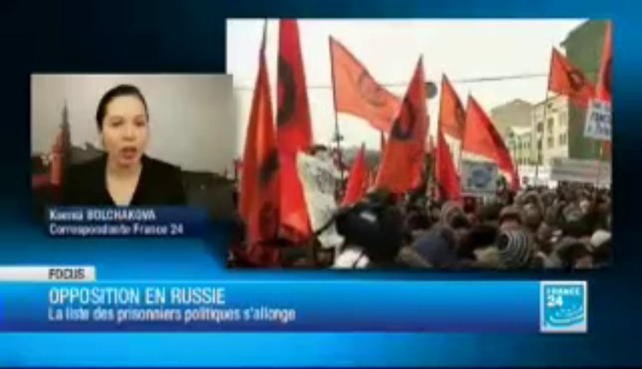 La liste des prisonniers politiques russes s'allonge