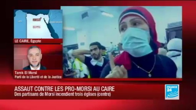 Sur FRANCE 24, l'islamiste Tarek el-Morsi dénonce «le carnage de l’armée égyptienne»