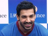 John Abraham at Football Training Camp