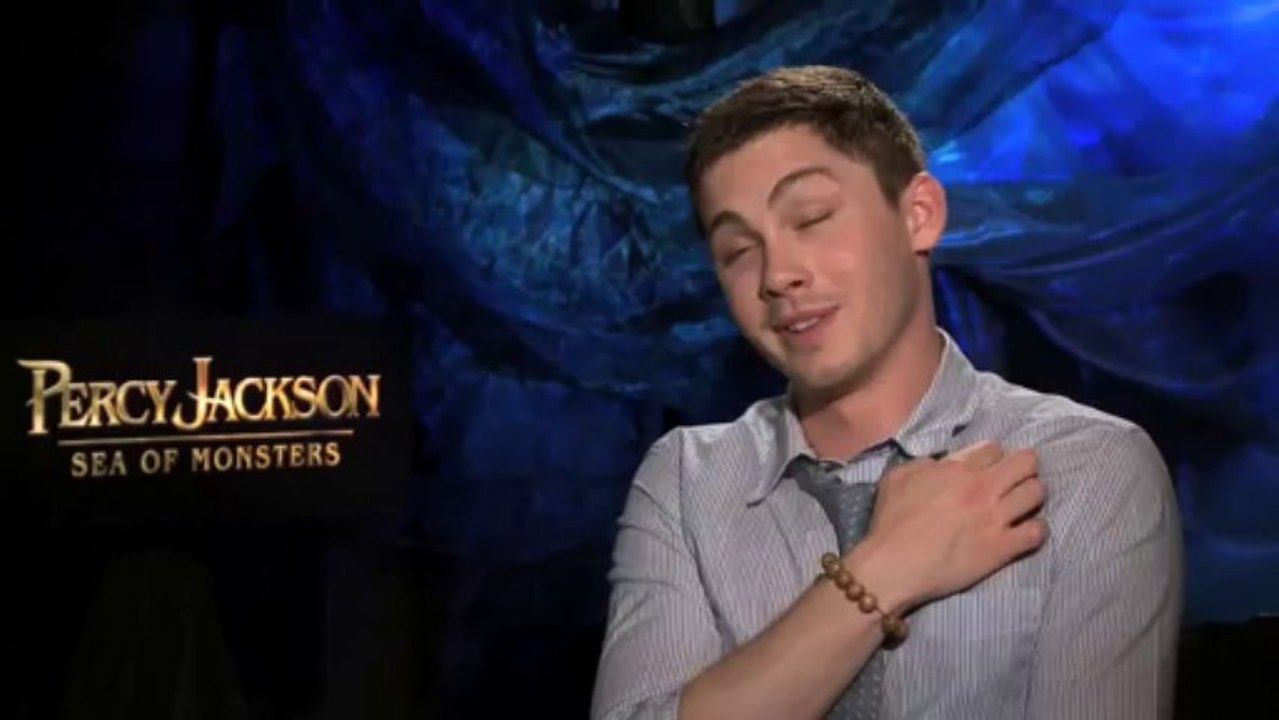 Logan Lerman Interview -- Percy Jackson: Sea of Monsters