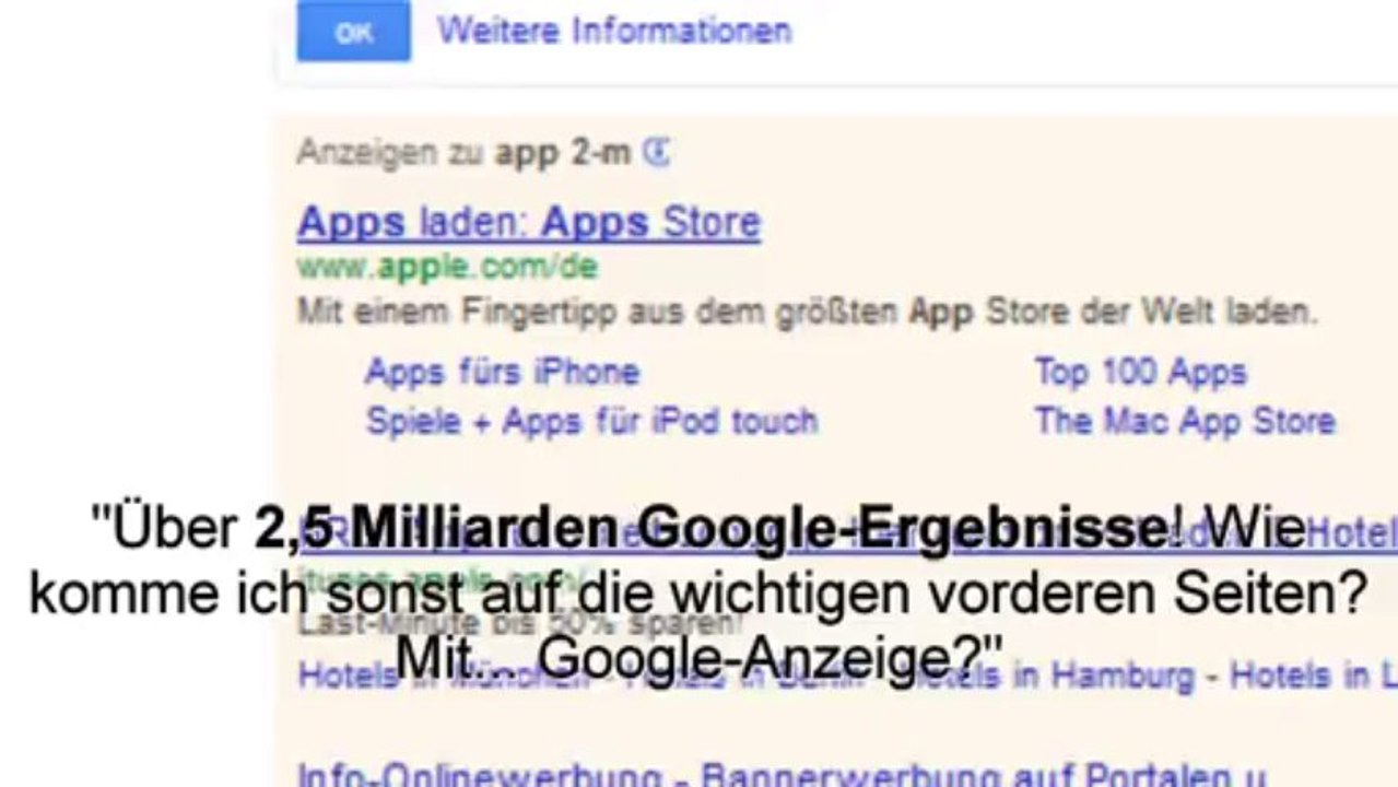 Google - Optimierung - Google-Ranking - Wie bin ich in Google leicht und schnell zu finden?