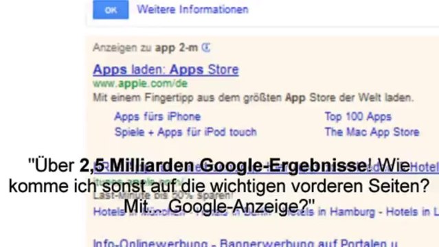 Google - Optimierung - Google-Ranking - Wie bin ich in Google leicht und schnell zu finden?