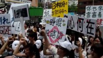 Taiwanese protest over Japan WWII 'sex slaves'