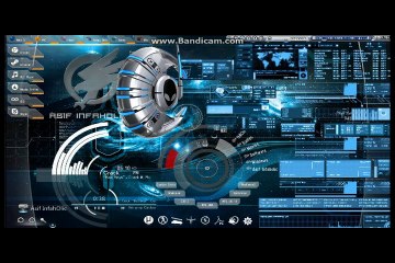 My Destop using (Rainmeter,Samurize,Alien Invader)