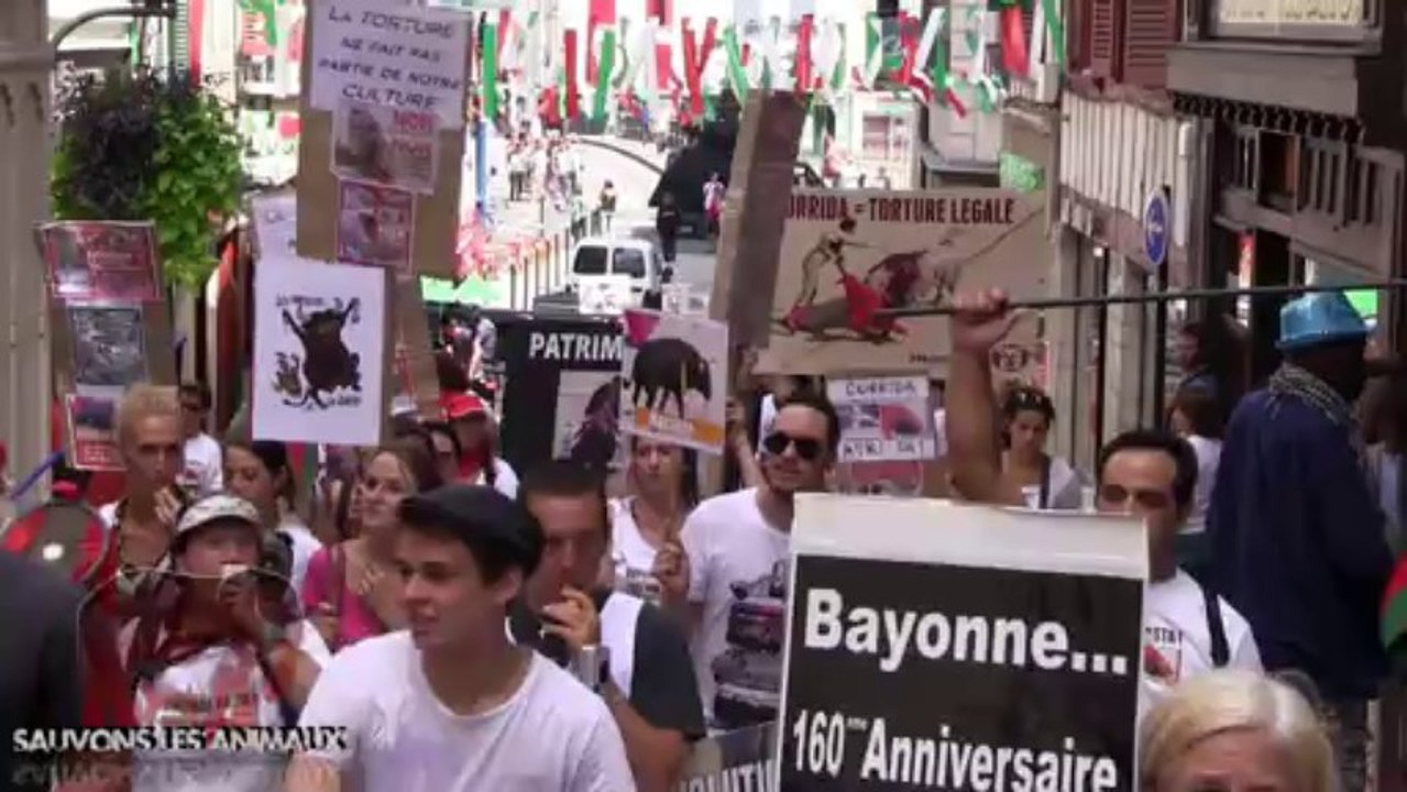 les anti corrida fête les 160 de la corrida (09.08.2013)