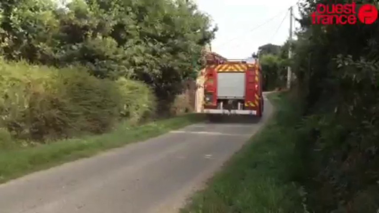 Incendie à Tonquédec - Incendie à Tonquédec