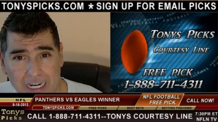 Video herunterladen: Philadelphia Eagles vs. Carolina Panthers Pick Prediction NFL Pro Football Odds Preview 8-15-2013